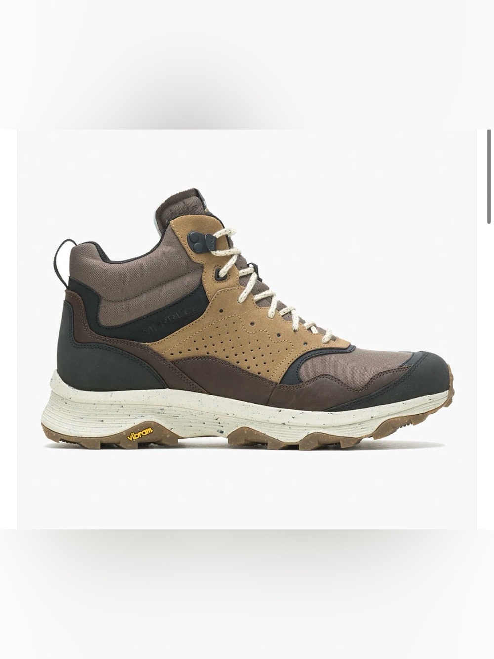 Merrell Men's Speed Solo MID WP  Brown/Tan EARTHHiking Boot Sneakers shoes 8 1/2